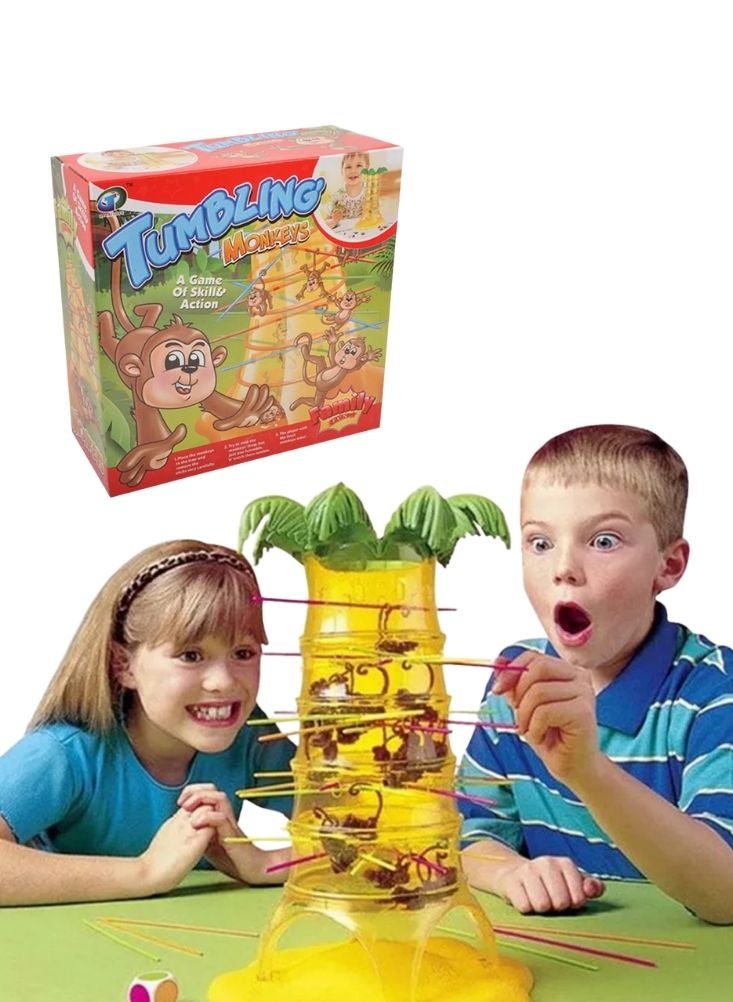 Premium Tumbling Monkeys Balancing Game Toy – Classic Skill & Strategy Game with Sticks and Monkey Pieces, Family Board Game for Kids and Adults - Image 1